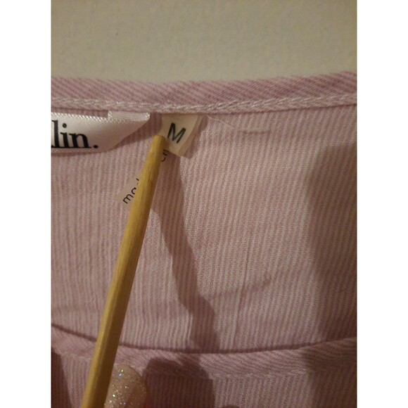 Dalin Lavender Cotton Blouse – Women’s Size M – Light Purple Casual Top - Picture 3 of 6